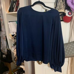 Aqua blouse